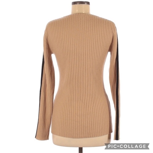 Autumn Cashmere Ribbed Soft Pullover Sweater - Picture 3 of 3